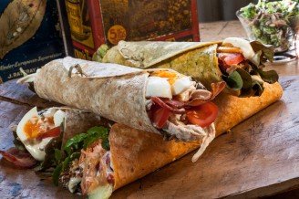 Healthy Fresh Food Wraps 35